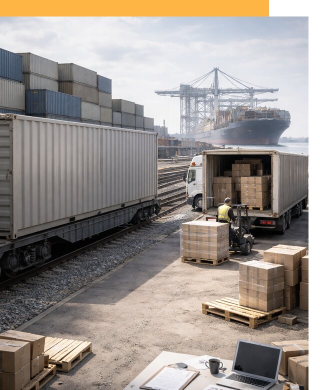 Мультимодальные перевозки грузов по миру от 45495 руб