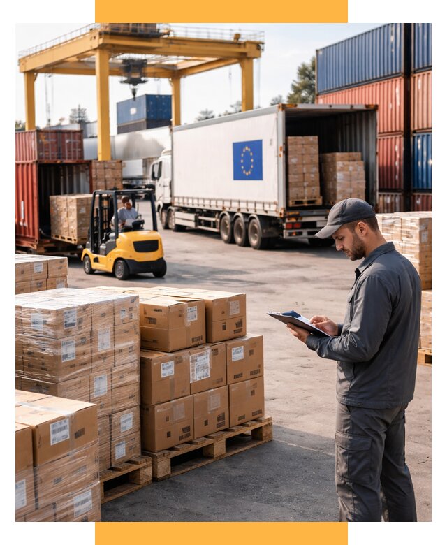 Доставка грузов из Европы от 12132 р., логистика СетСервис-Двн