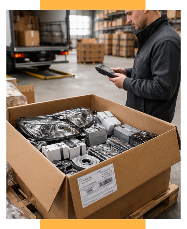 Доставка автозапчастей из Европы под ключ от 12638 р. | СетСервис-Двн