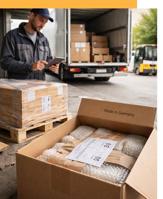Доставка грузов из Германии от 45495 руб с таможенным оформлением