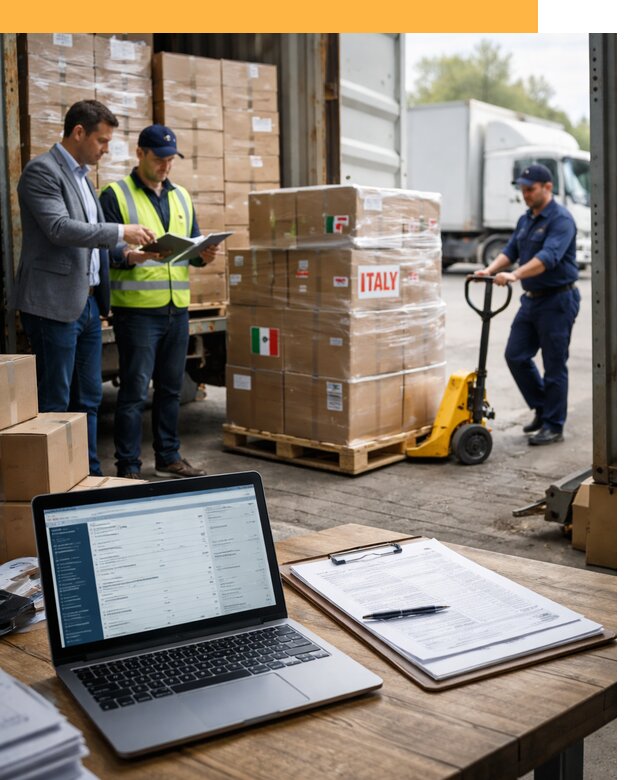 Доставка грузов из Италии: морские и авиаперевозки от 18198