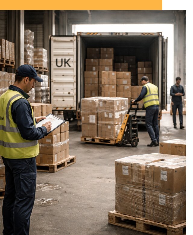 Доставка грузов из Великобритании с таможенным оформлением от 12638