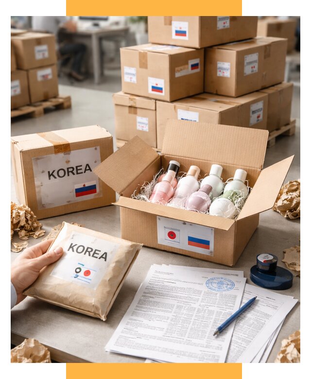 Доставка косметики из Кореи от 8594 р. под ключ | СетСервис-Двн