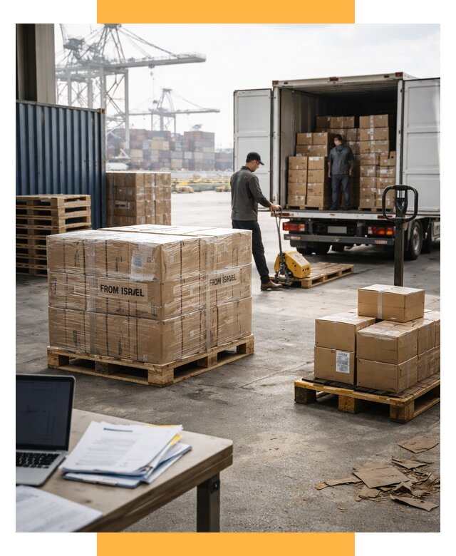 Доставка грузов из Израиля от 15165 р., логистика от СетСервис-Двн