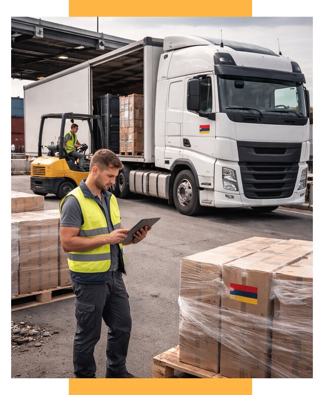 Автоперевозки из Армении от 96045 р. — услуги СетСервис-Двн