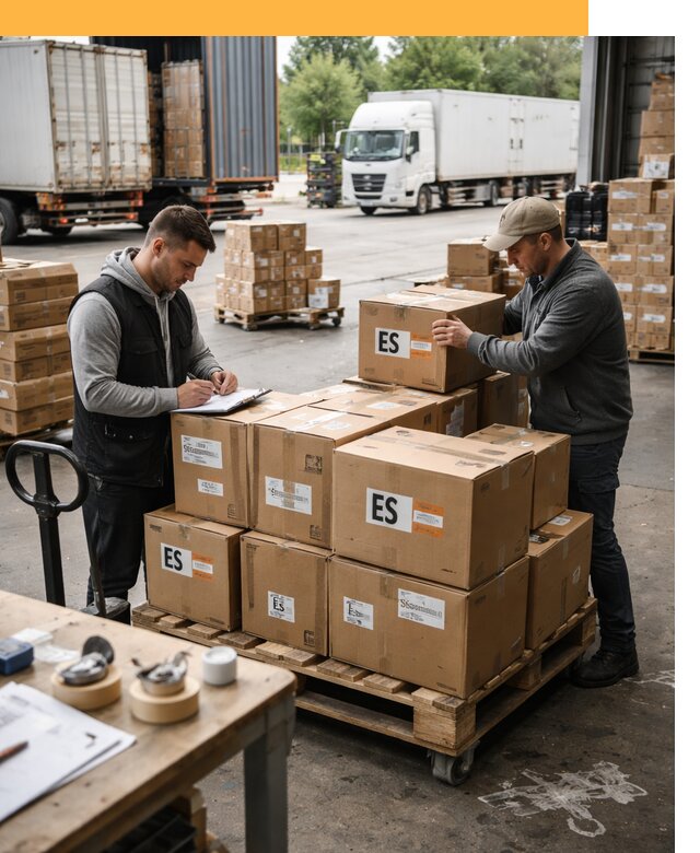 Доставка грузов в Испанию автотранспортом от 35385 руб