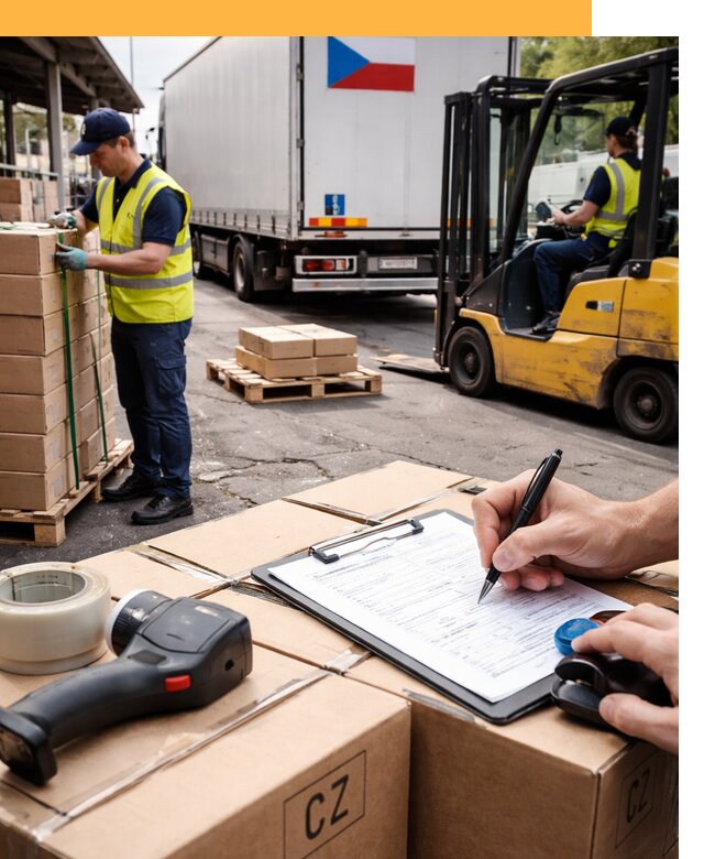 Доставка грузов в Чехию от 35385 руб, международные перевозки