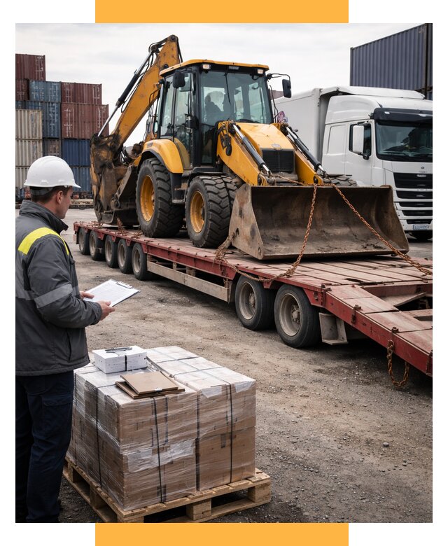 Международная перевозка спецтехники от 45495 р., СетСервис-Двн