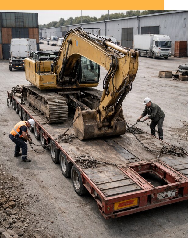 Перевозка спецтехники по России и миру от 45495 руб