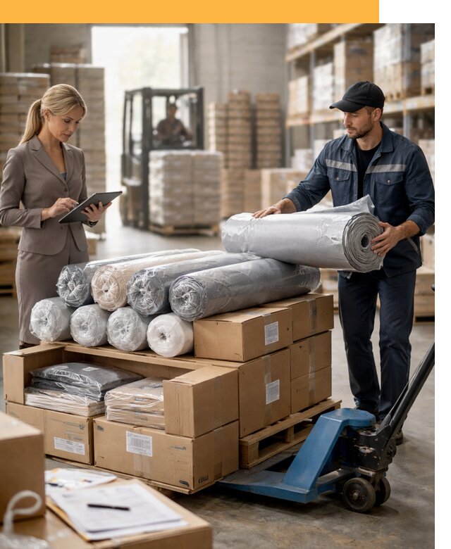 Перевозка текстиля по миру от 15165 руб. с таможней и страхованием