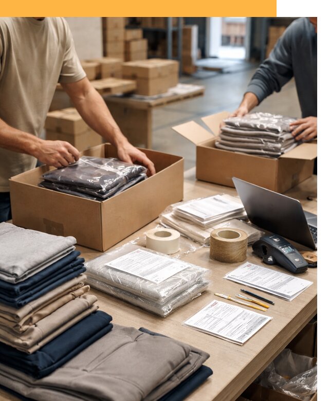 Перевозка одежды по миру от 7583 руб. с таможенным оформлением