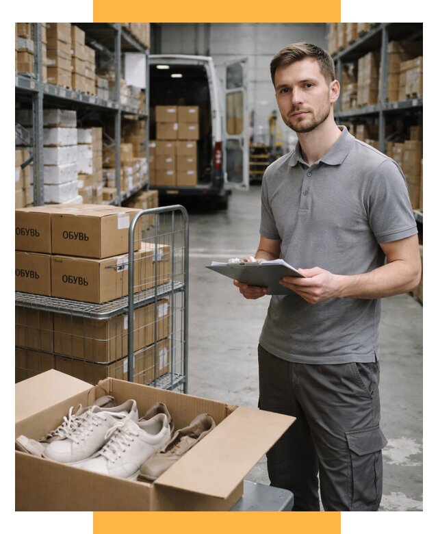 Доставка обуви из Китая и Турции от 4550 р. СетСервис-Двн