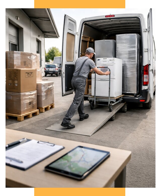 Перевозка бытовой техники от 6572 р. - логистика СетСервис-Двн