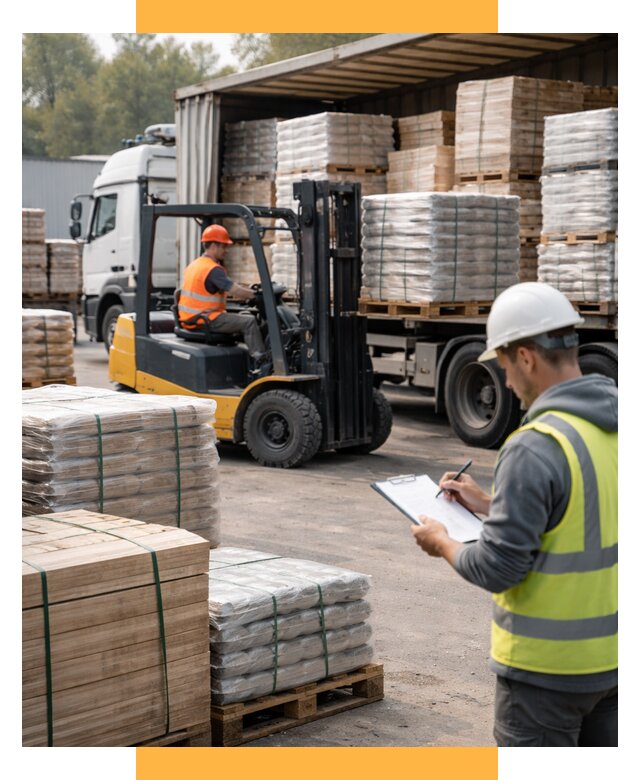 Перевозка строительных материалов от 5561 р. | СетСервис-Двн