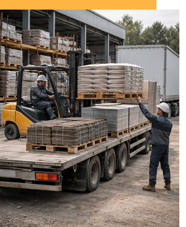 Перевозка строительных материалов по миру от 5561 руб