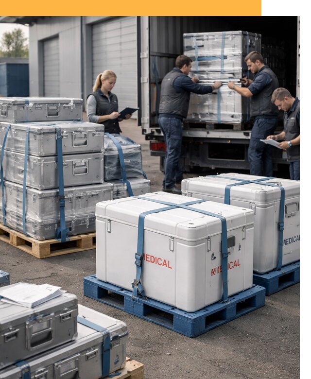 Перевозка медицинского оборудования по всему миру от 15165 руб