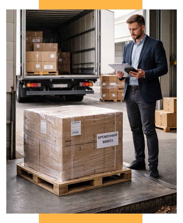 Временный вывоз товаров под ключ от 8088 р. | СетСервис-Двн