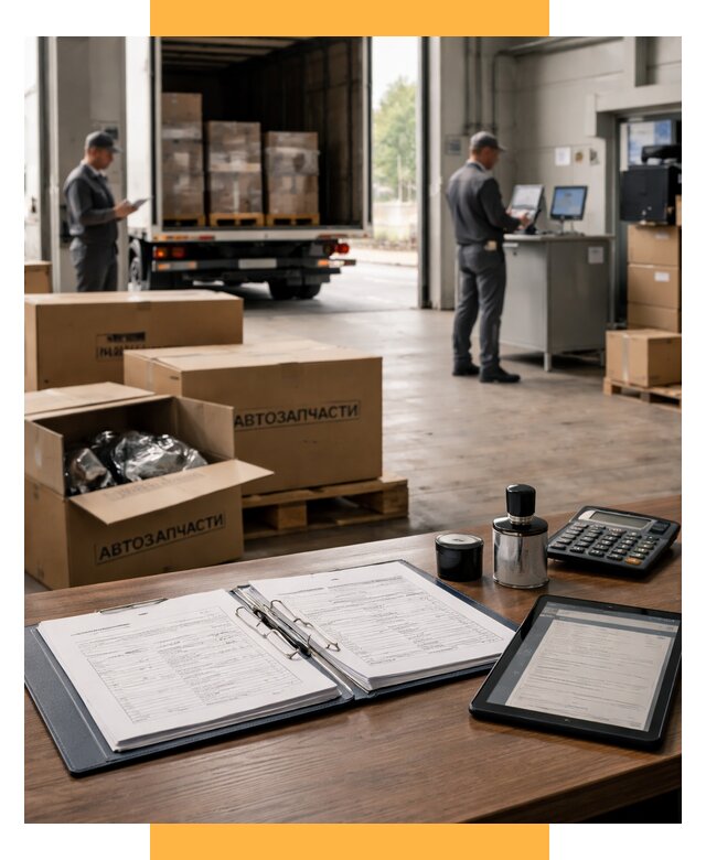 Таможенное оформление автозапчастей под ключ от 8594 р., СетСервис-Двн
