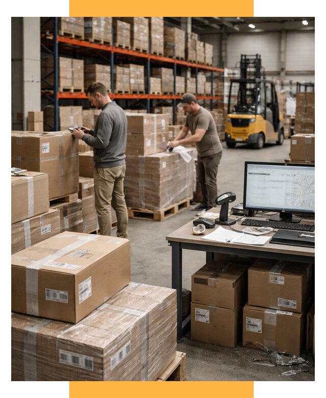 Склад консолидации в Европе от 6572 р., услуги СетСервис-Двн