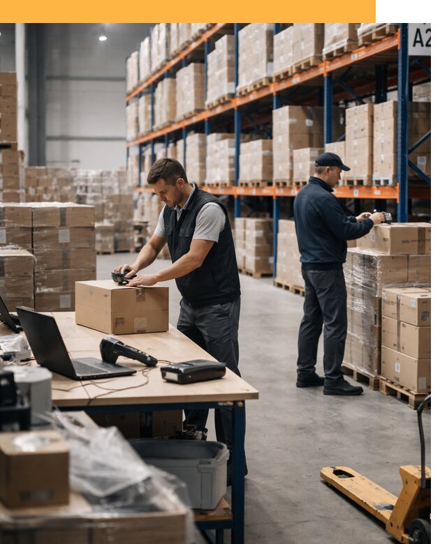 Склад консолидации в Европе: хранение, сортировка от 6572